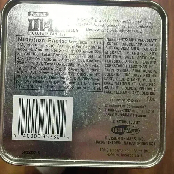M&M’s Limited edition canister 2003. - Picture 6 of 6